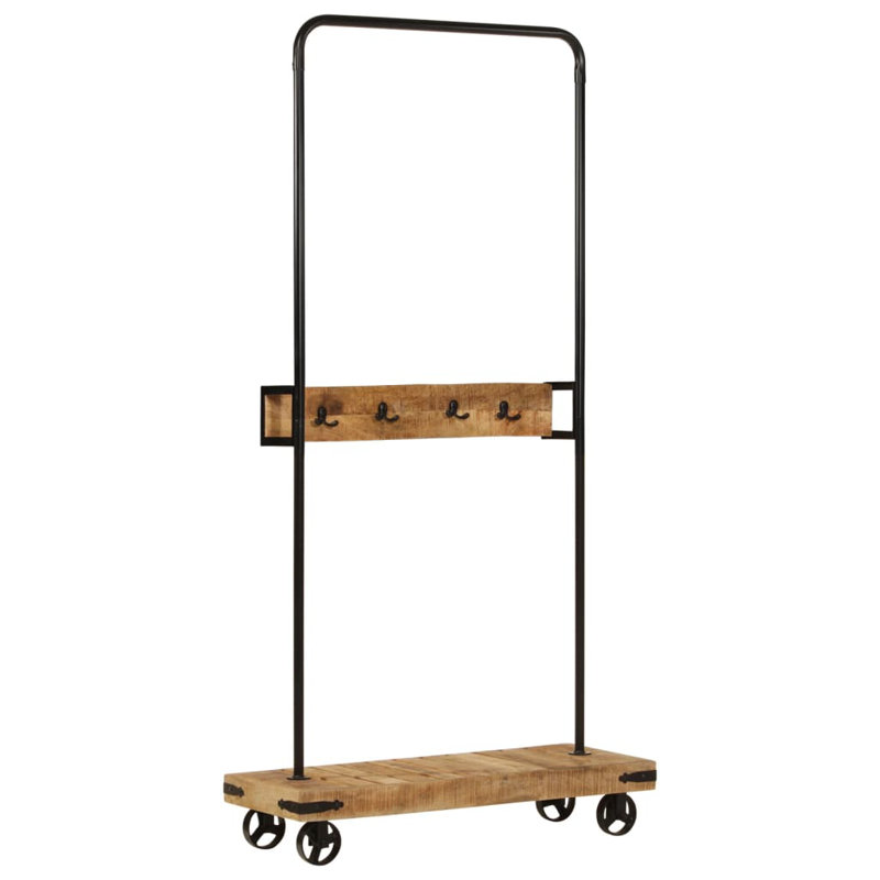 Antanay 90cm Rolling Clothes Racks