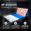 Tapis d'exercice portable haute densité 10 pi x 4 pi x 3 po