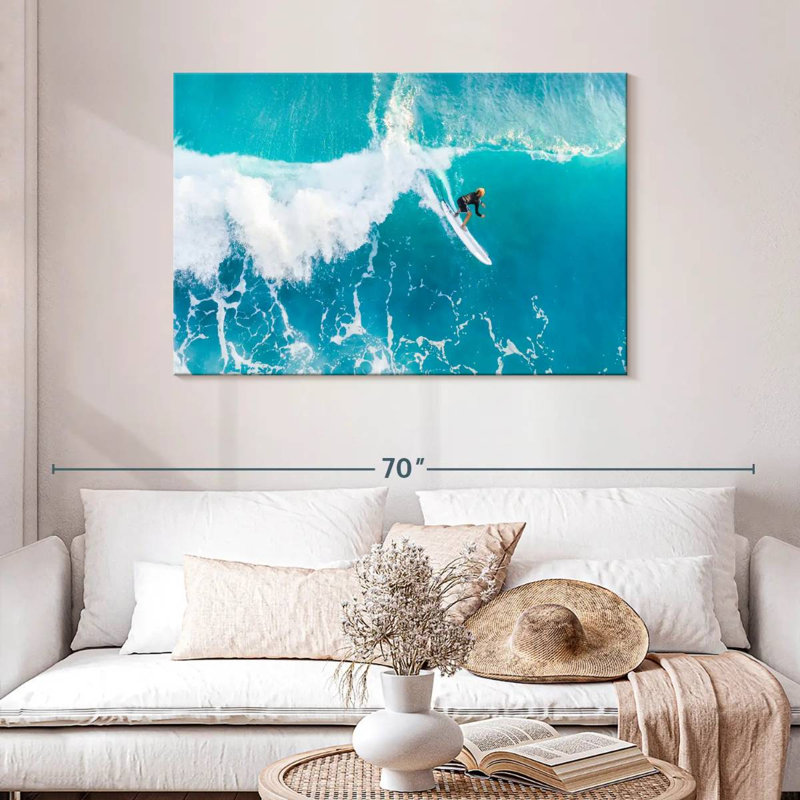 Senne Crest Wave Surfing, 30" H x 45" W