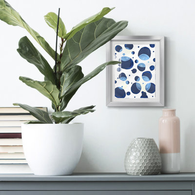 Ultramarine Orbs II -Framed Print