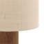 Lampe de table en bois massif Anwen