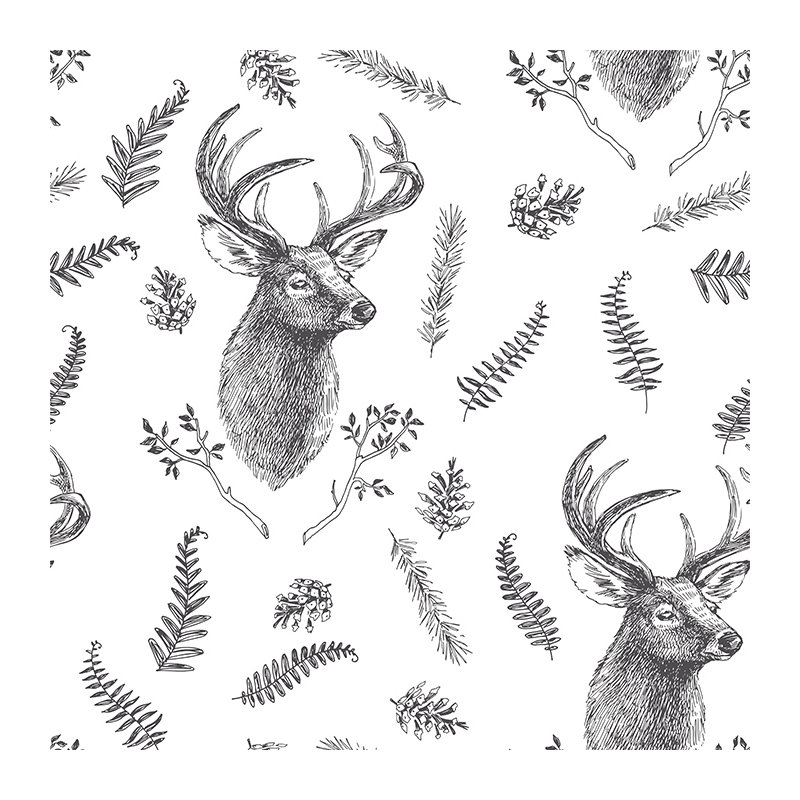 Calandra Matte Peel & Stick Mural, 250 x 250cm