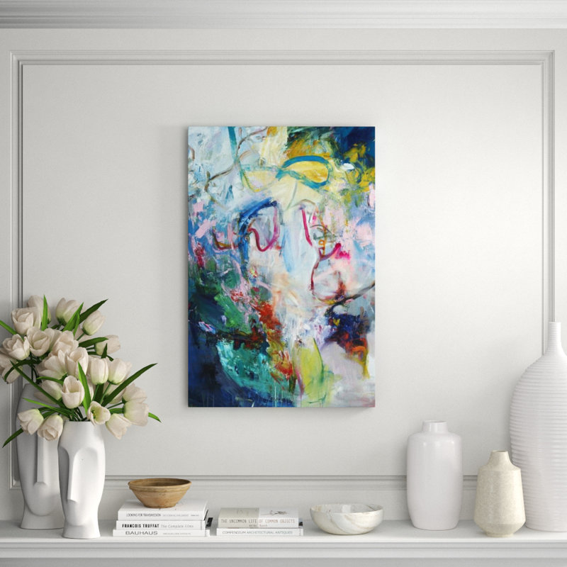 On The Moon Painting by Fern Cassidy, Outdoor, 36" H x 24" W x 1.5" D