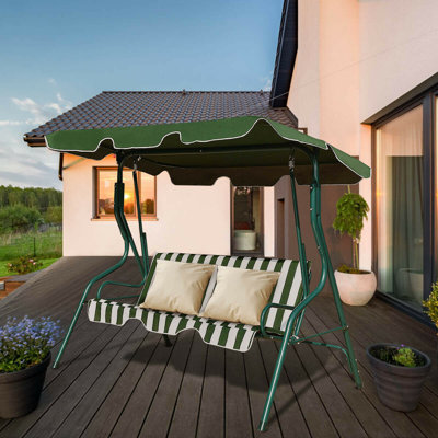 Galva 3 Person Porch Swing with Canopy