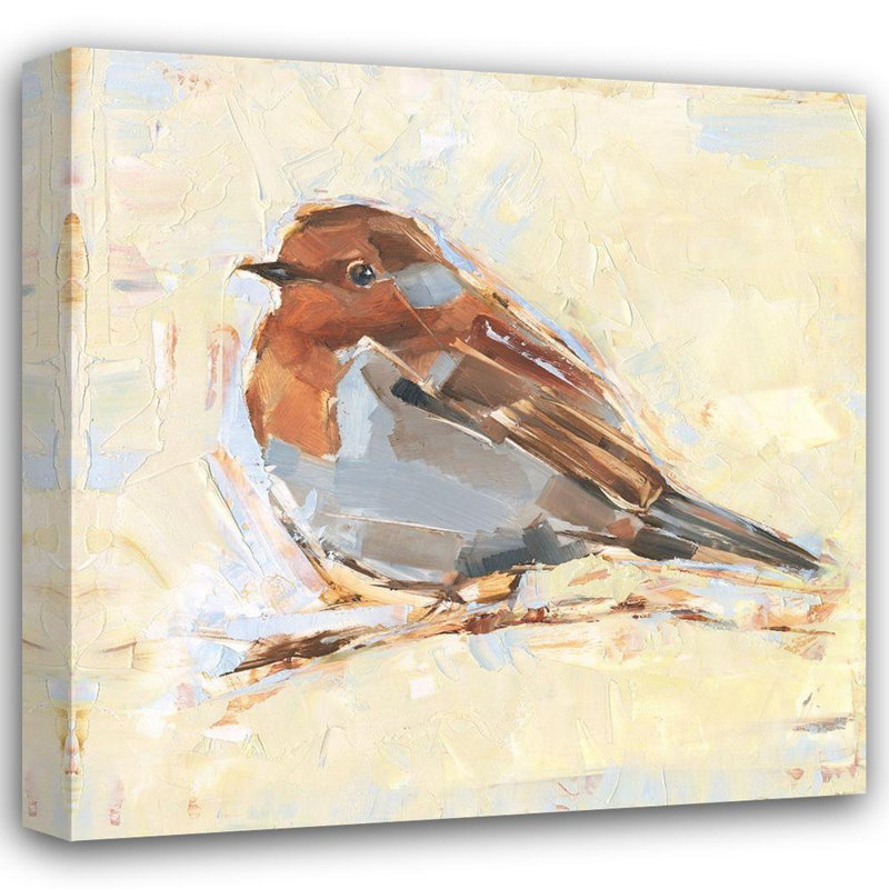 Art sur toile tendue par Winston Porter Harper, Ethan Gallery, Bird Variété I, H 15 po x l 15 po