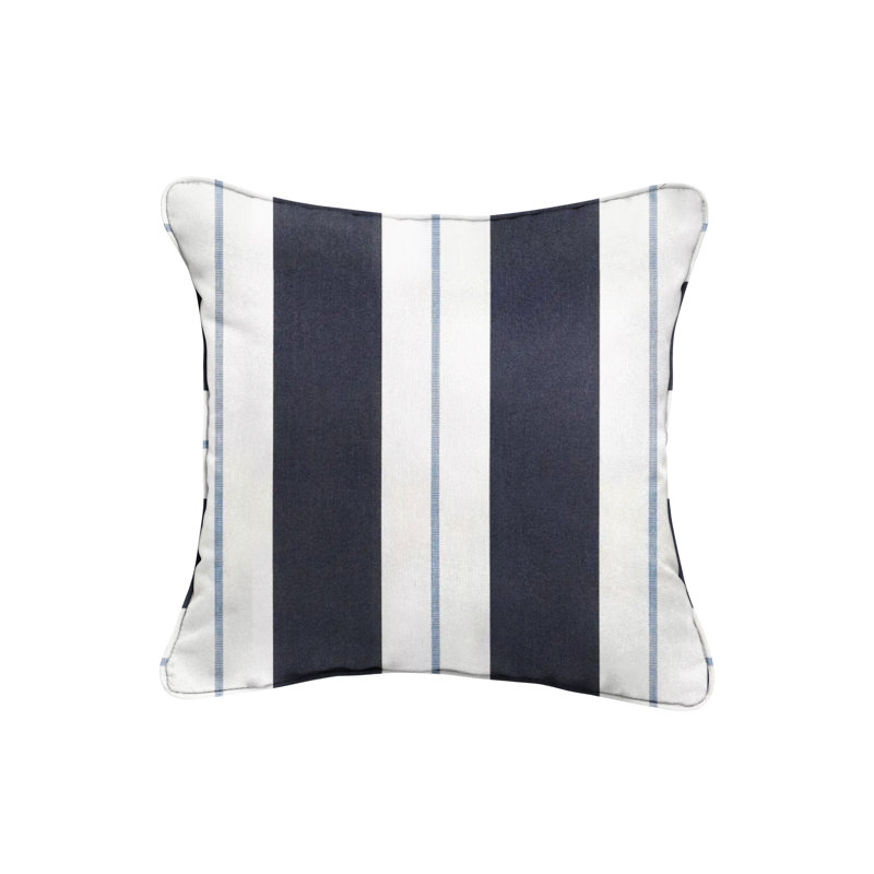Coussin décoratif Gazelle, 18 po x 18 po, Bleu
