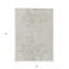 Tapis d'intérieur lavable floral extérieur brun clair 5 pi x 8 pi