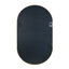 Miroir ovale en métal 20 po x 28 po
