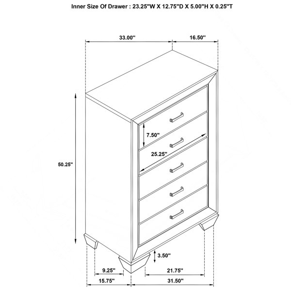Dimensions du produit