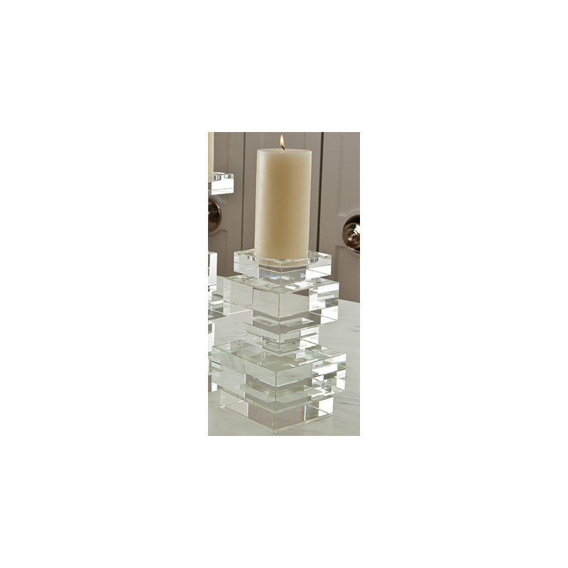 Brilliant Pillar C/H, 12.25'' H x 7'' W x 7'' D