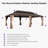 PURPLE LEAF 12' X 24' Outdoor Hardtop Gazebo Aluminum Gazebo With Galvanized Steel Double Roof-123321252