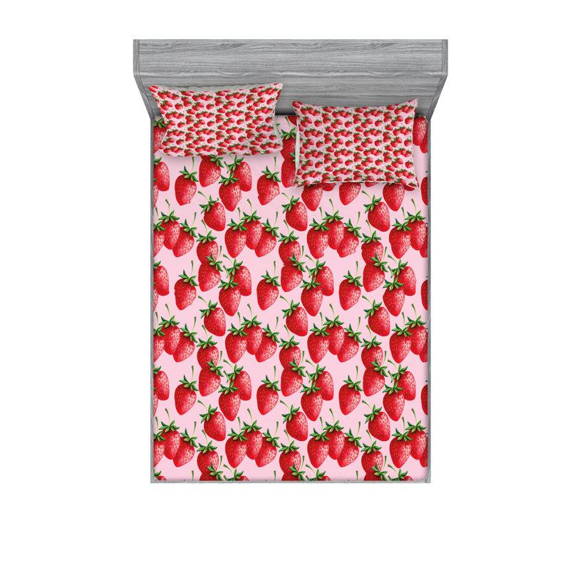 Microfiber Sheet Set, Queen Sheet Set with Fitted Sheet