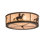Rustic Lodge 4 - Light Outdoor Flush Mount