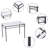 Bellville 4 - Person Four Leg Dining Set