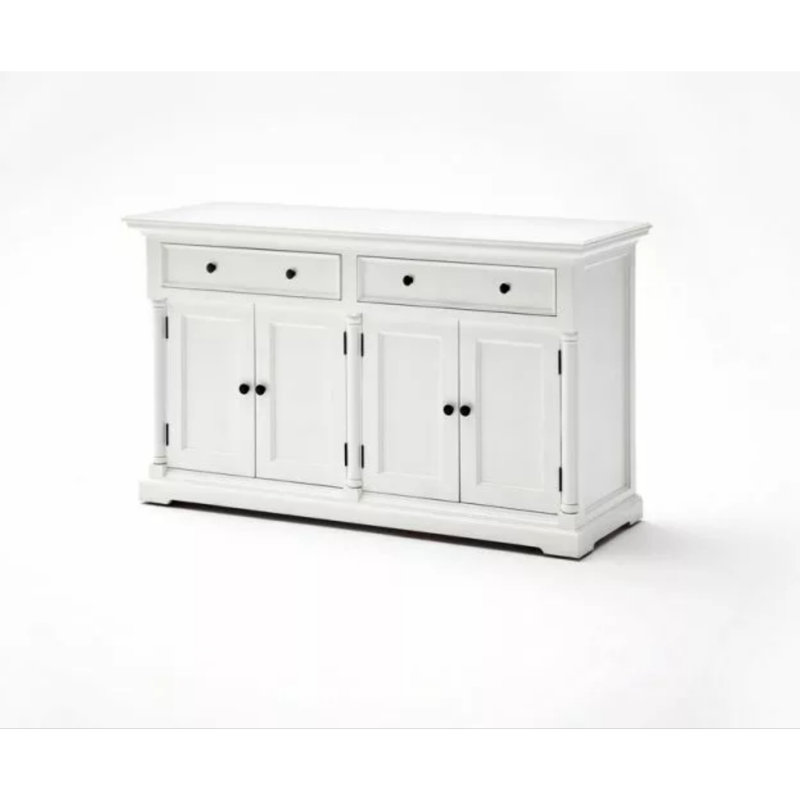Buffet 2 tiroirs Idiaquez, Blanc