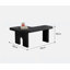 Ensemble de tables basses gigognes en bois, table d'appoint extensible pour le salon