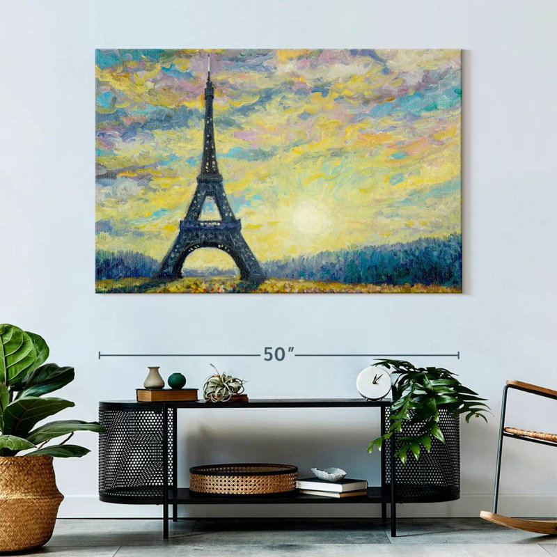 Lilie Eiffel Tower, 34" H x 51" W