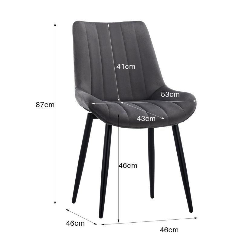 Lause Dining Chair, Grey