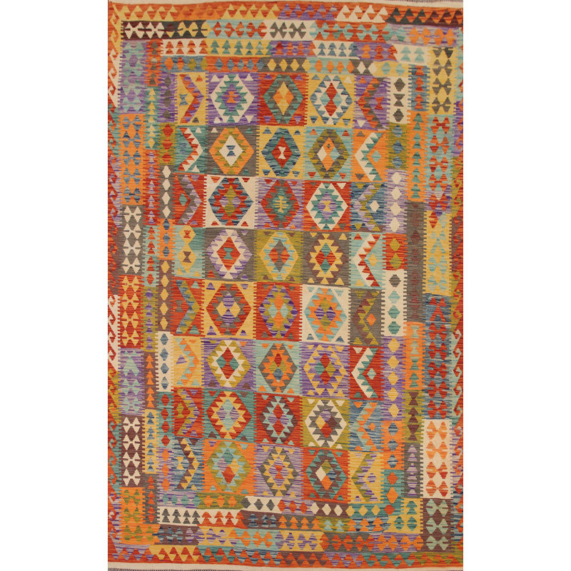 Tapis oriental géométrique 8 x 12