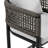 Karan Outdoor Patio Counter Height Bar Stool In Aluminum With Gray Rope And Cushions - Set Of 3-1626021092