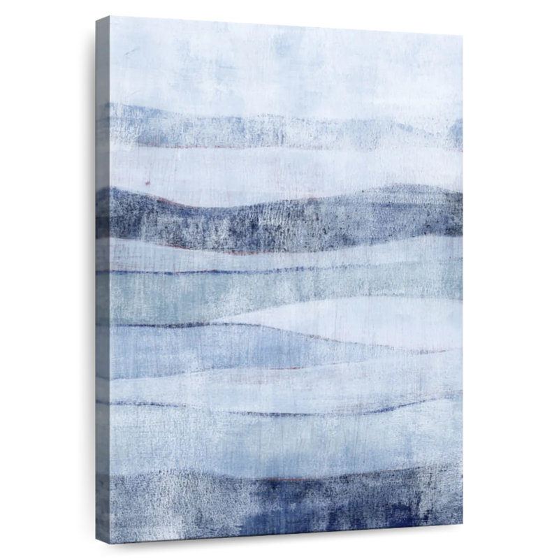Blanc Avery en bleu II, H 36 po x l 24 po