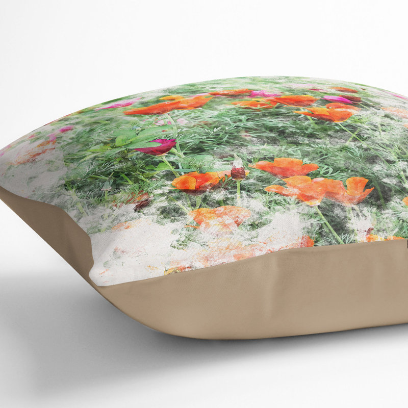 Square Cushion, Stone, 40cm H x 40cm W x 15cm D