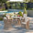 Outdoor Round 4 - Person 43.3" Long Dining Set With Cushions