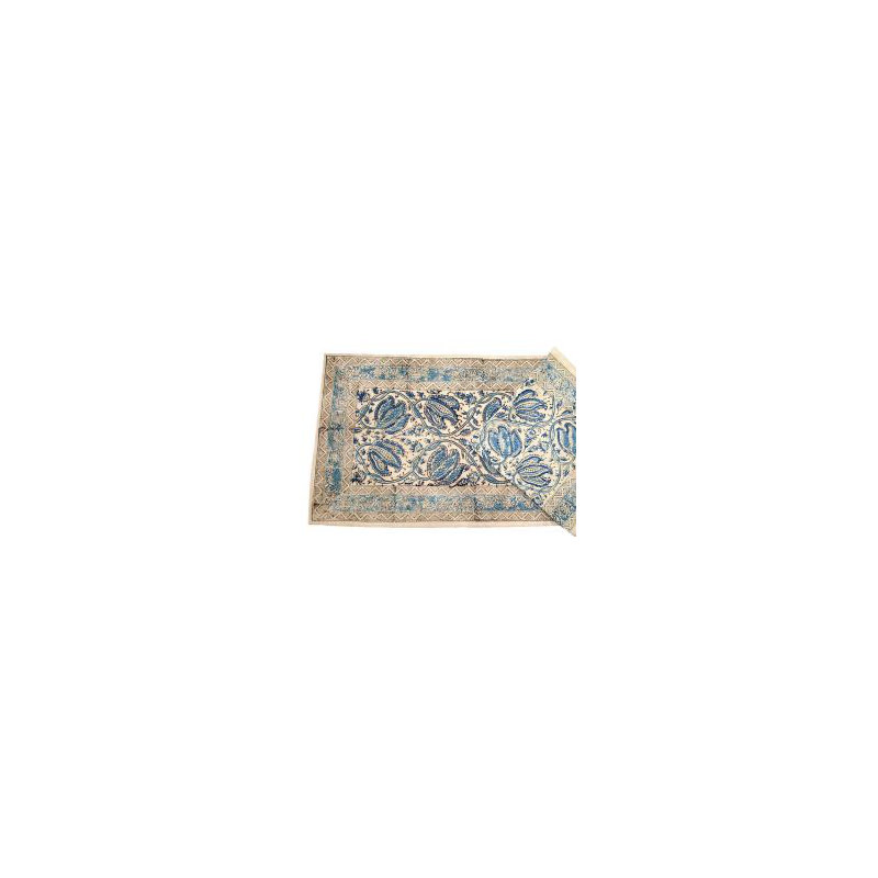 Veggie Block Cotton Floral Square Napkin