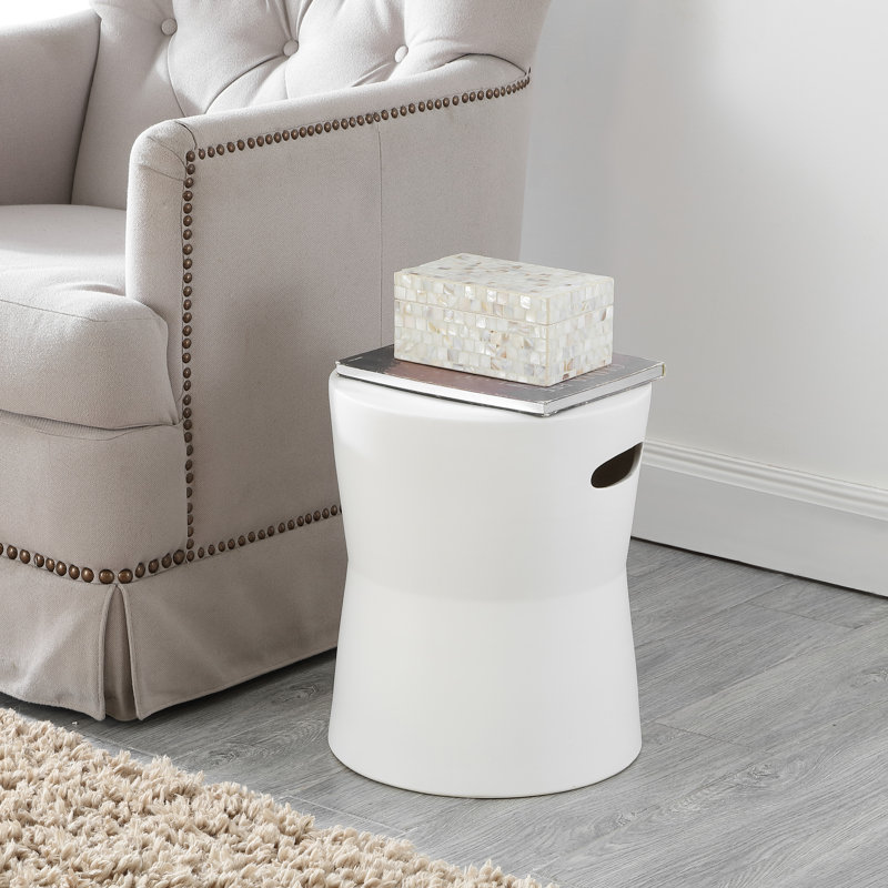 Table de bout Ghanem, Blanc