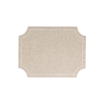 Tessuti Rectangular Placemats with Stitching