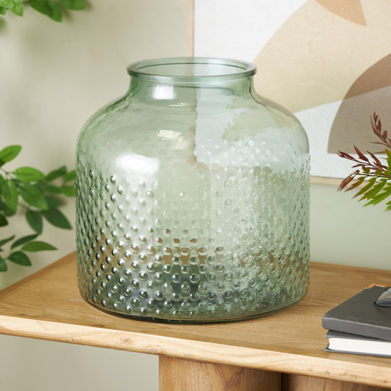 Cole And Grey Glass Spotted Decorative Vase