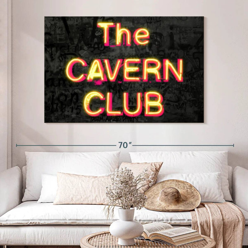 Plaque murale The Cavern Club, H 34 po x l 51 po