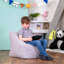 Kids Natalia Fleece Armchair Bean Bag-1804558769