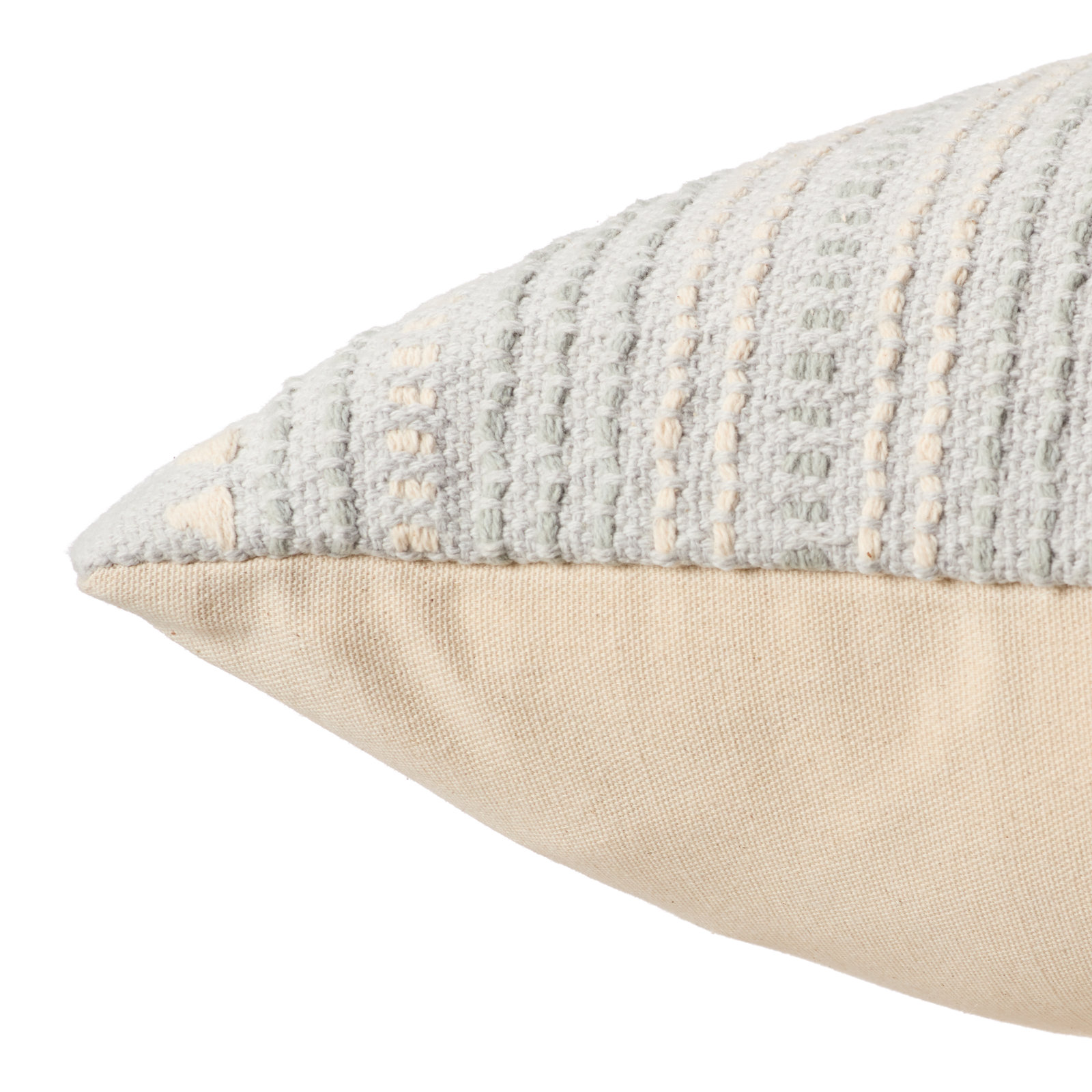 Bryson Embroidered Cotton Throw Pillow, Down