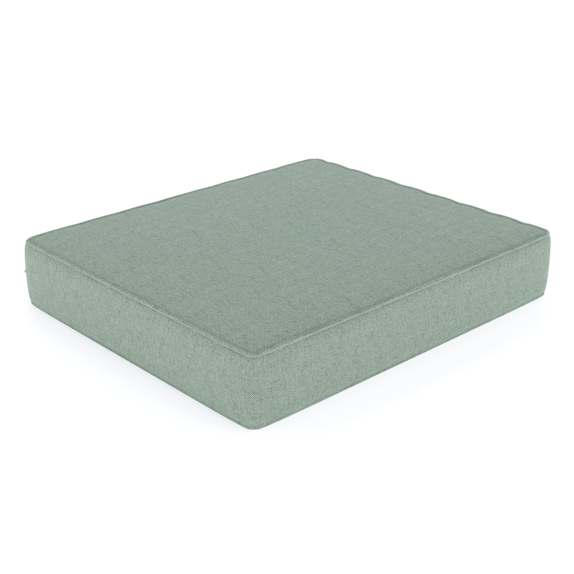 Sunbrella Outdoor Ottoman Cushion, 4" H x 24" W x 20.5" D, Canvas Spa Sunbrella® Canvas