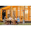 Chauffe-terrasse d'extérieur Fire Sense Performance Series avec roues 50 000 BTU - non peint