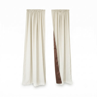 Room Darkening Blackout Curtain (Set of 2)