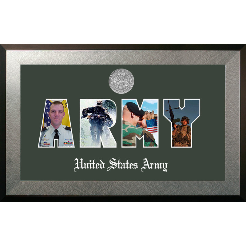 Cadre photo en collage pour armées