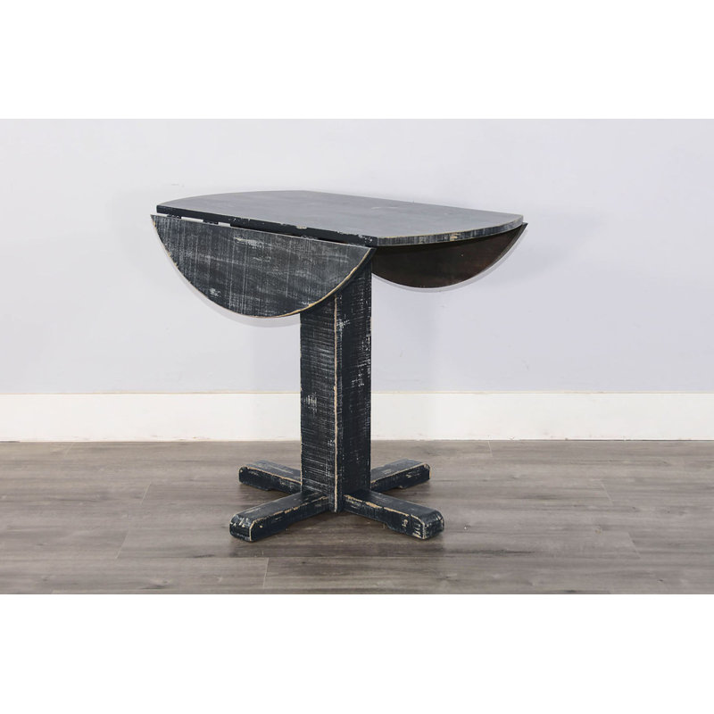 Table à abattants August Grove®, Noir