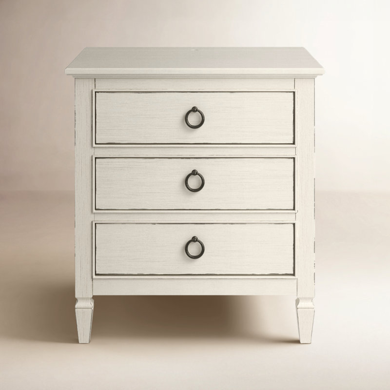 Levin 28'' W Nightstand, Cotton-Hued