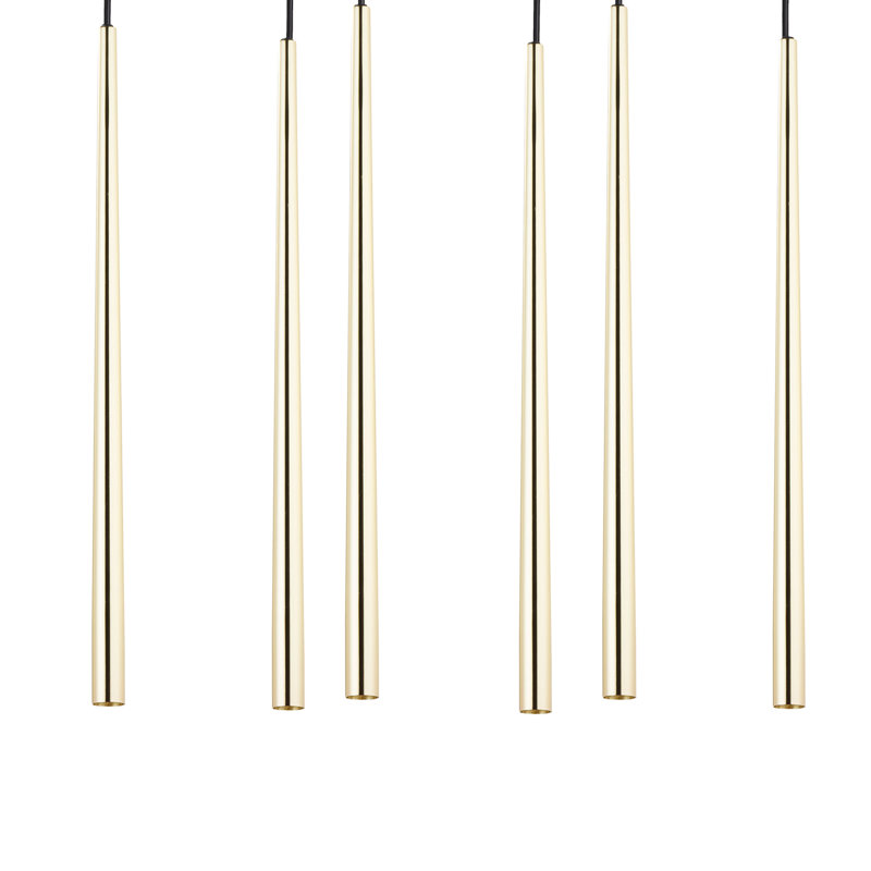 Piano 6 - Light Cluster Pendant, Gold colours
