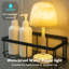 Éclairage ambiant de projection Ocean Wave, lumière de douche portative imperméable 18 Rbb, lampe de nuit rechargeable sans fil avec double commande pour l'extérieur de la maison