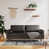Black Faux Leather