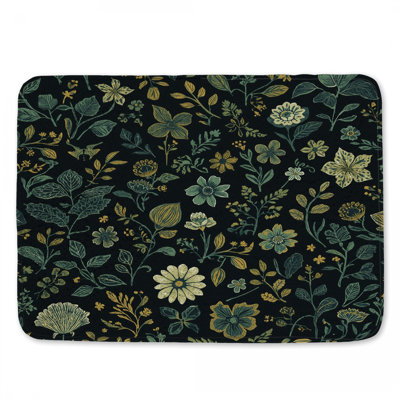 Tapis de bain à motif floral Botanical