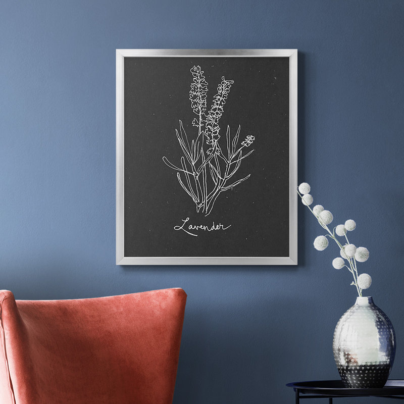 Toile encadrée de qualité supérieure Scent Garden II - prête à être accrochée, Argent, H 24 po x l 20 po