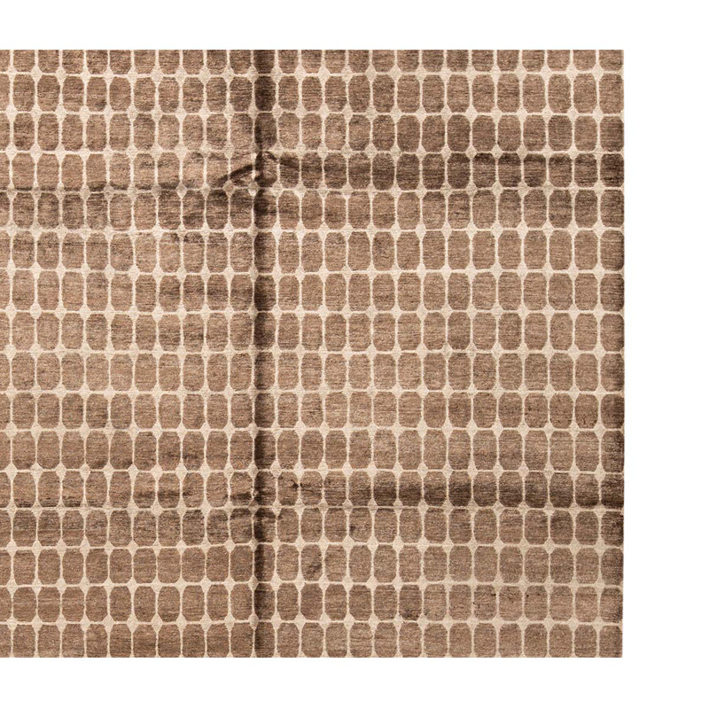 Geometric Area Rug in Ivory