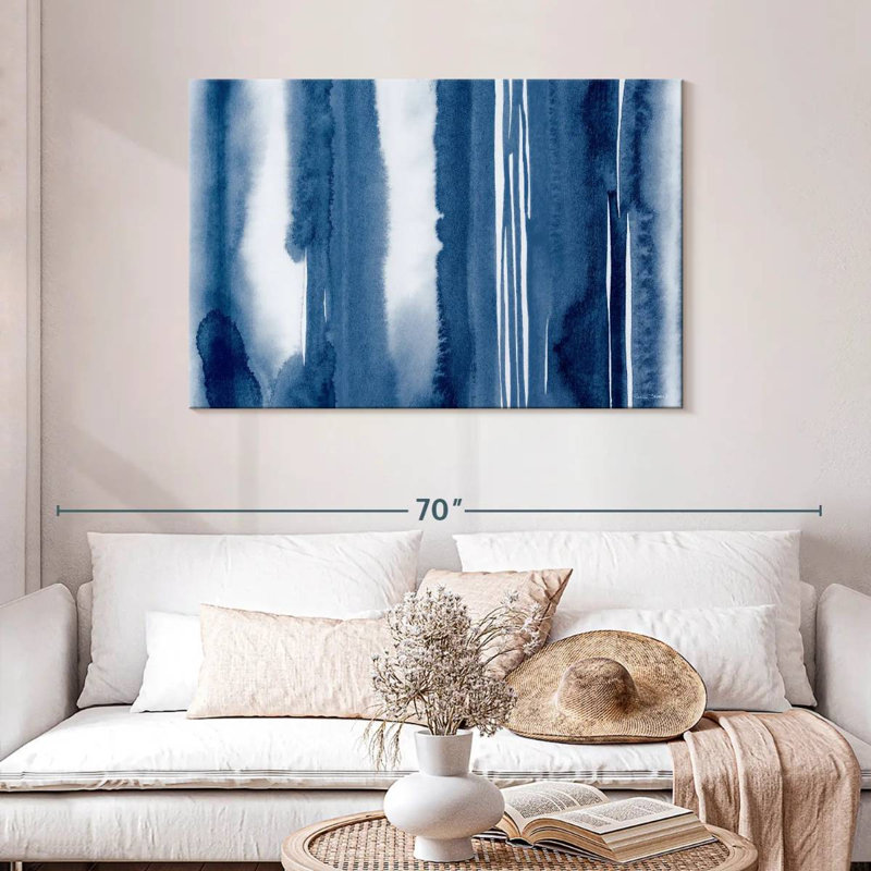 Avery Indigo Color Study, 30" H x 45" W