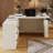 63 In.W L-Shape Adjustable Office Desk With Strong Storage Functions