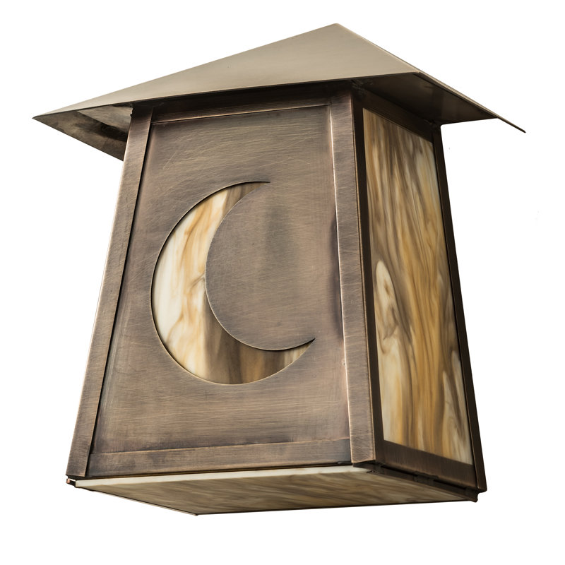 Stillwater Crescent Moon 1 - Light Outdoor Flush Mount