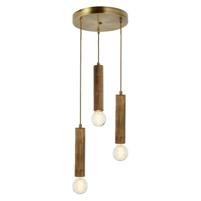 Demps 3 - Light Bulb LED Chandelier